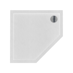 Brodzik do kabiny prysznicowej płaski Ipsilon 90 x 90 x 5 cm Sensea