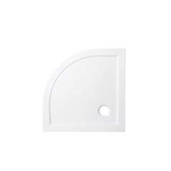 Brodzik do kabiny prysznicowej płaski Essential 80 x 80 x 5/3 Sensea