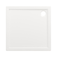 Brodzik do kabiny prysznicowej płaski Ipsilon 90 x 90 cm Sensea