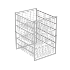 Zestaw koszy 54.5 x 43.5 x 63 cm QUICK AND EASY