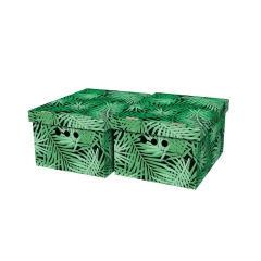 Zestaw pudeł A4 TROPIKALNA ZIELEŃ 33 x 25 x 18 cm GLOBAL PAK