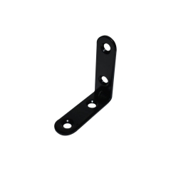 Kątownik do krzeseł 50 x 50 x 15 x 2 mm CZARNY