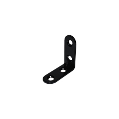 Kątownik do krzeseł 40 x 40 x 15 x 2 mm CZARNY