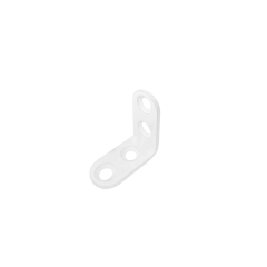 Kątownik do krzeseł 30 x 30 x 15 x 2 mm BIAŁY
