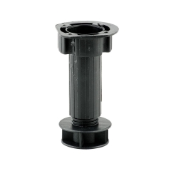 Nóżka meblowa regulowana CZARNA 10 cm