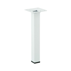 Noga meblowa 2.5 x 2.5 x 20 cm BIAŁA HETTICH