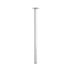 Noga meblowa 2.5 x 2.5 x 70 cm SREBRNA HETTICH