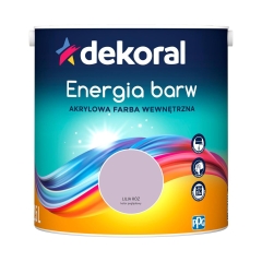 Farba wewnętrzna ENERGIA BARW 2.5 l Lila Róż DEKORAL