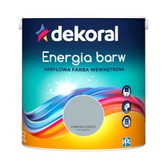 Farba wewnętrzna ENERGIA BARW 2.5 l Kamienna Szarość DEKORAL