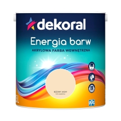 Farba wewnętrzna ENERGIA BARW 2.5 l Beżowy Jasny DEKORAL