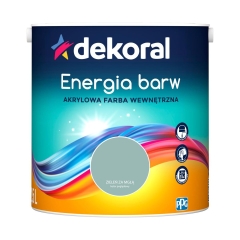 Farba wewnętrzna ENERGIA BARW 2.5 l Zieleń za mgłą DEKORAL