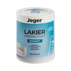Lakier zabezpieczający 1 l Bezbarwny Matowy Zmywalny JEGER