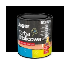 Farba tablicowa do mebli i ścian 0.5 l Czarna JEGER