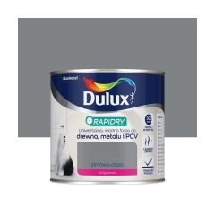 Farba wodna do drewna, metalu i PCV RAPIDRY 0.4 l Zimowa cisza satynowy DULUX