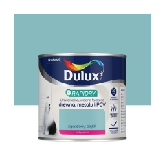 Farba wodna do drewna, metalu i PCV RAPIDRY 0.4 l Zgaszony błękit satynowy DULUX