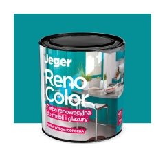 Farba renowacyjna RENO COLOR do mebli i glazury 0.45 l Curacao Wysokoodporna JEGER