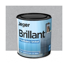 Farba do mebli BRILLANT 0.5 l Srebro Połyskujący brokat JEGER