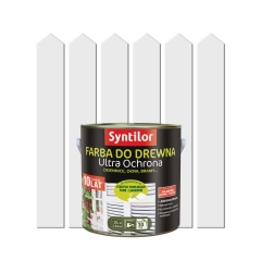 Farba do drewna ULTRA OCHRONA 2 l Biały SYNTILOR