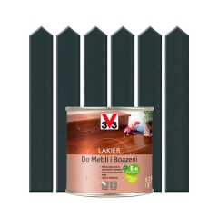 Lakier DO MEBLI I BOAZERII 0.25 l Grafit Mat V33