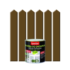 Farba do drewna ULTRA OCHRONA 0.5 l Kasztanowy SYNTILOR