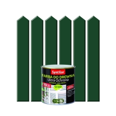 Farba do drewna ULTRA OCHRONA 0.5 l Baskijski Zielony SYNTILOR
