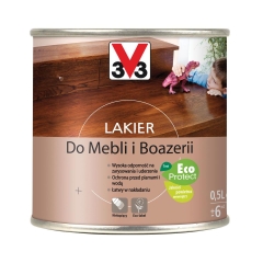 Lakier DO MEBLI I BOAZERII 0.25 l Dąb ciemny Satyna V33