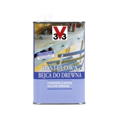 Rozpuszczalnikowa bejca do drewna PASTELOWA 0.5 l Biały V33