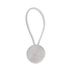 Upinacz do zasłon z magnesem DOLLY biały 22 cm INSPIRE
