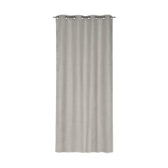 Zasłona Suede szara 140 x 260 cm na przelotkach Inspire