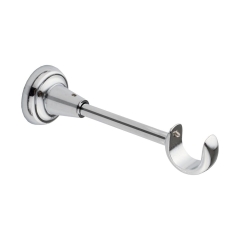 Wspornik do karnisza 19 mm sufitowy pojedynczy chrom 190 mm INSPIRE