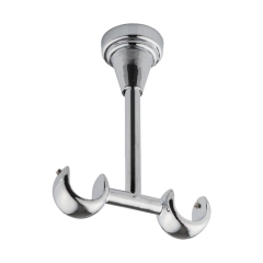 Wspornik do karnisza 19 mm sufitowy podwójny chrom 150 mm INSPIRE