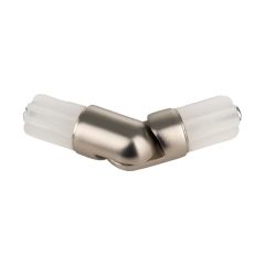 Łącznik kątowy do karnisza chrom mat 19 mm INSPIRE