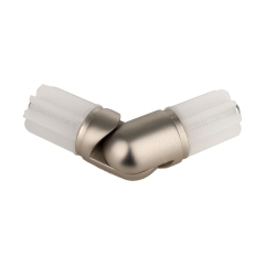 Łącznik kątowy do karnisza chrom mat 25 mm INSPIRE