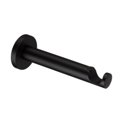 Wspornik do karnisza 19 mm pojedynczy czarny mat 150 mm INSPIRE