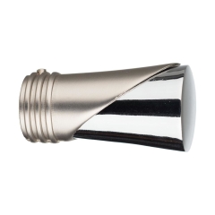 Końcówka do karnisza VEGA chrom mat 19 mm INSPIRE