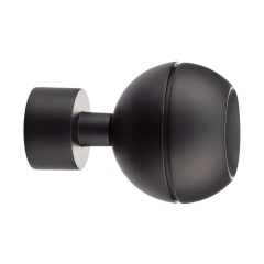 Końcówka do karnisza OPTIC czarny mat 19 mm INSPIRE
