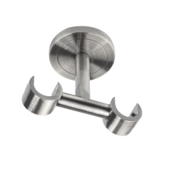 Wspornik do karnisza 19 mm sufitowy podwójny efekt stali 130 mm INSPIRE