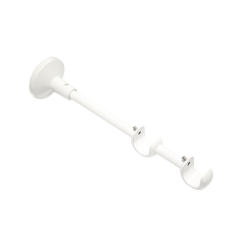 Wspornik do karnisza 19 mm podwójny biały mat 210 mm INSPIRE