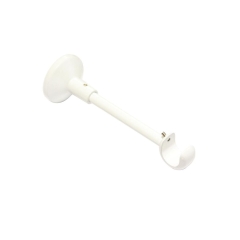 Wspornik do karnisza 19 mm pojedynczy biały mat 150 mm INSPIRE