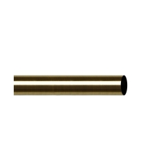 Drążek do karnisza 160 cm antyczny mosiądz 19 mm metalowy INSPIRE