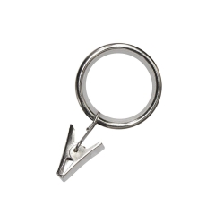 Kółka z żabkami nikiel 16/19 mm 10 szt. INSPIRE
