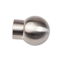 Końcówka do karnisza KULA efekt stali 19 mm 2 szt. INSPIRE