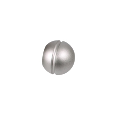 Końcówka do karnisza KULKA srebrna inox 20 mm