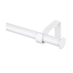 Karnisz Oslo 160 cm pojedynczy biały 19 mm