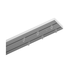 Szyna sufitowa 2-torowa 120 cm z akcesoriami PVC GARDINIA
