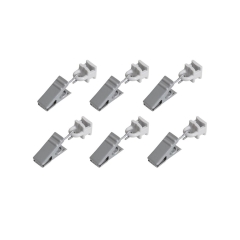 Żabki ze ślizgiem do profilu aluminiowego 10 szt. srebrne