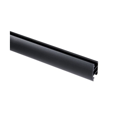 Profil szyna sufitowa 160 cm czarny aluminiowy 20 mm płaski