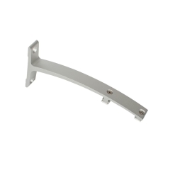 Wspornik podwójny do profilu aluminiowego 18 cm srebrny