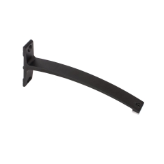 Wspornik pojedynczy do profilu aluminiowego 18 cm czarny