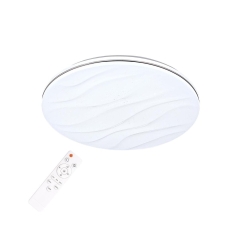 Plafon DESERT z pilotem 38 cm biały LED POLUX